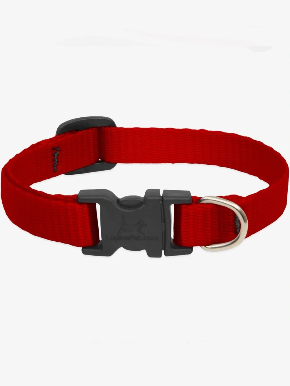 NWT LupinePet Basic Solid Dog Collar, Red, XX-Small: 6 to 9-in neck, 1/2-in wide